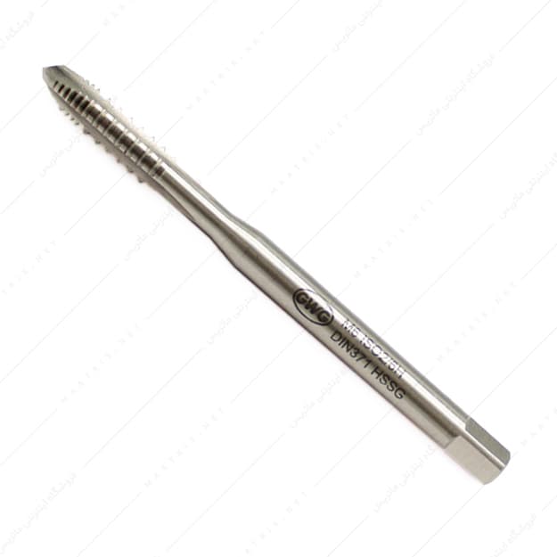 قلاویز ماشینی مستقیم دنده در میان HSSG سایز 6 میلی متر برند GWG