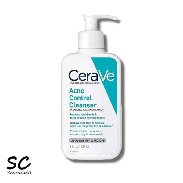 ژل شستشو صورت ضدآکنه سراوی CeraVe حاوی 2% سالیسیلیک اسید حجم 237 میل