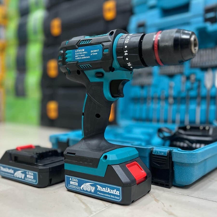 دریل شارژی ماکیتا سه نظام فلزی مدل DCD917