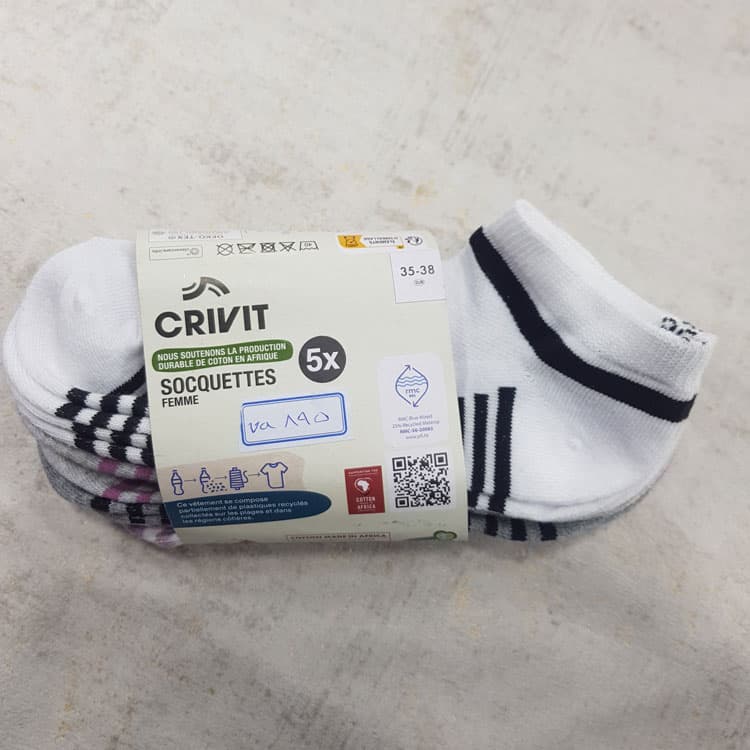 پک 5 عددی جوراب ورزشی زنانه کریویت کد va895