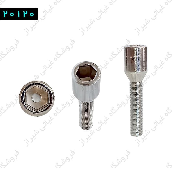 پیچ چرخ آلنی پراید 5 سانت رزوه