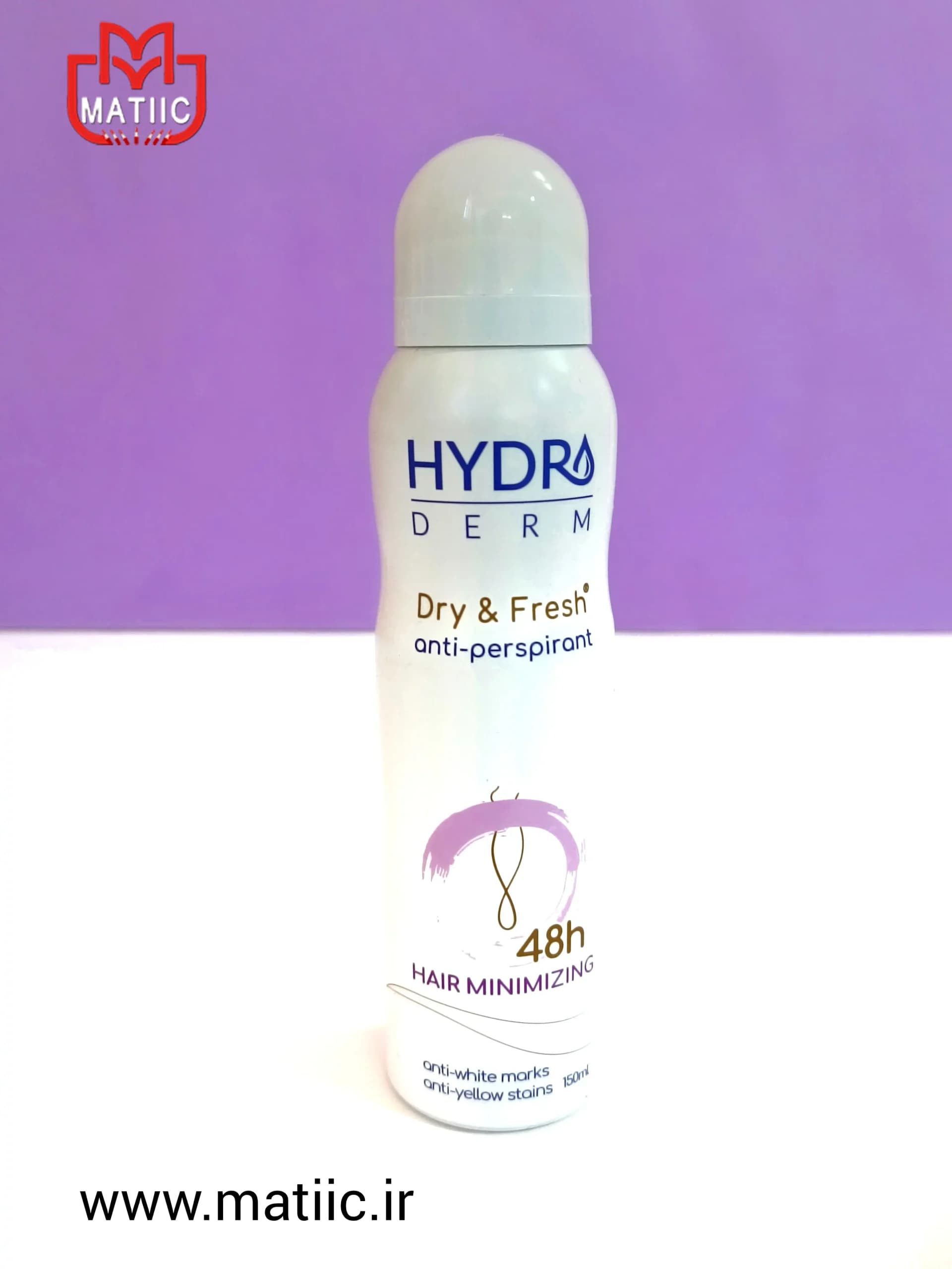 اسپری ضد تعریق زنانه هیدرودرم کاهش دهنده رشد موی زیربغل