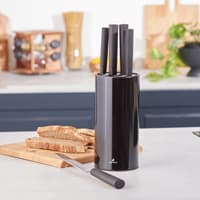 سرویس چاقو 6 پارچه کاراجا Oscar مشکی