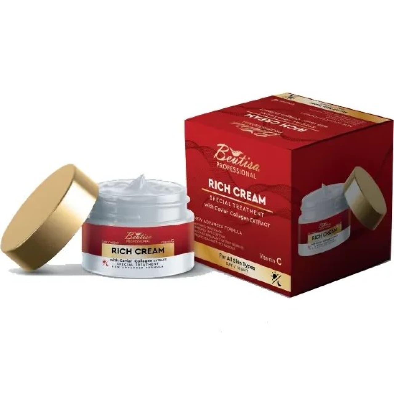 کرم مغذی و ضد چروک سطحی بیوتیسا مدل rich حجم 40 میلی لیتر