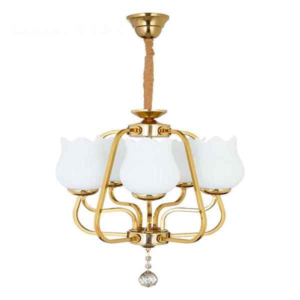 لوستر 5 شاخه مدرن مدل مانا