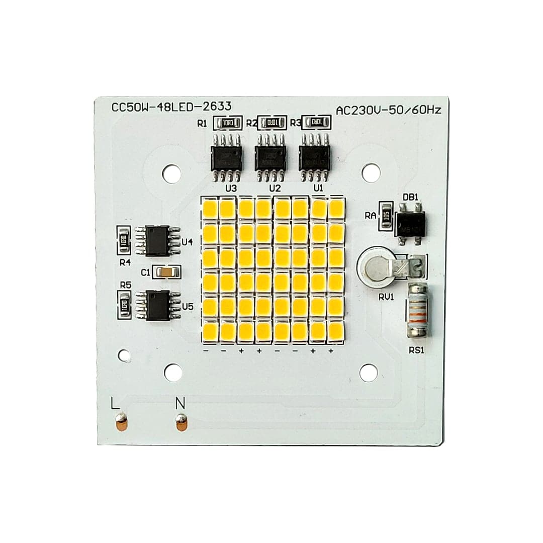 ال ای دی پروژکتوری 50 وات 220 ولت SMD سفید آفتابی