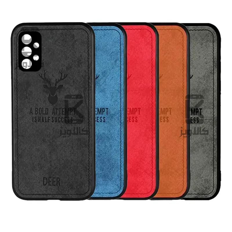 قاب پارچه ای گوشی سامسونگ A32 4G مدل گوزنی