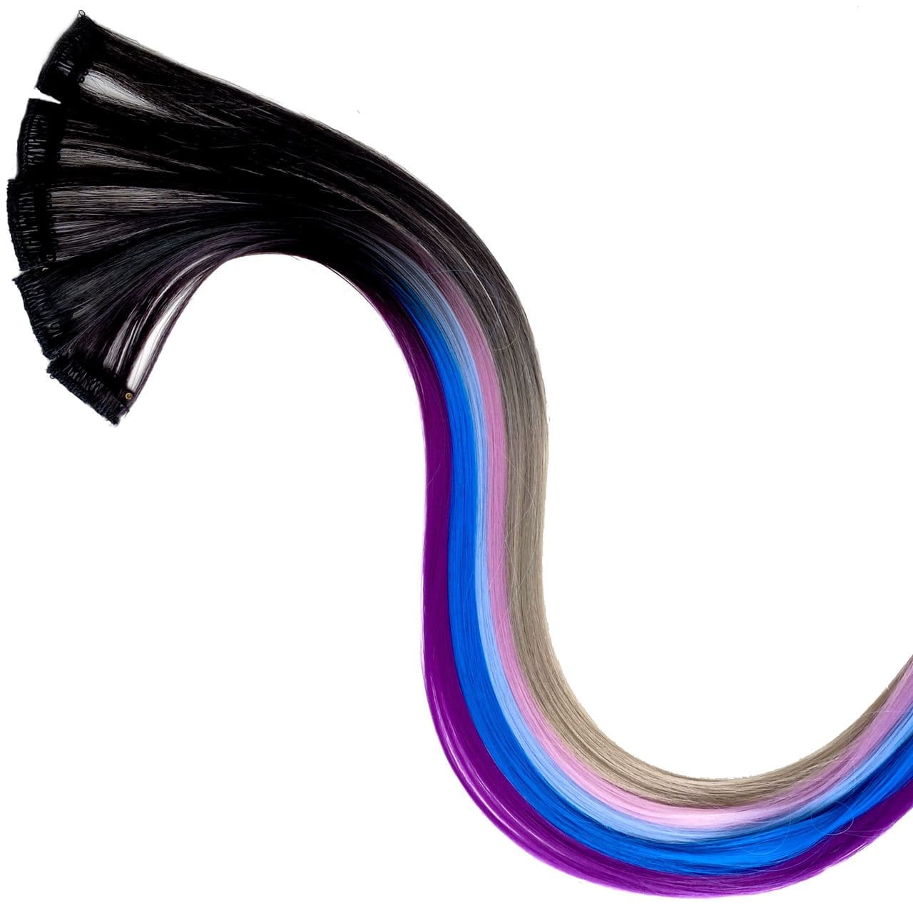 مو اکستنشن کلیپسی مدل آمبره