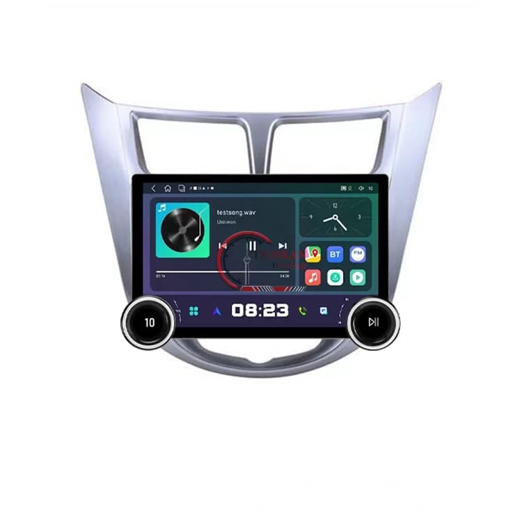 مانیتور هیوندای اکسنت دیاموند ولوم وسط 2 به 32 اورجینال به همراه قاب