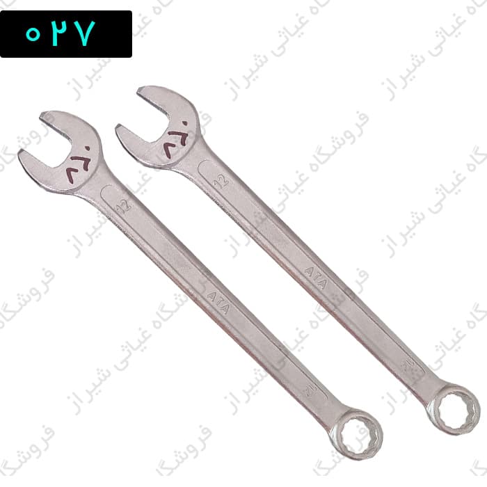 آچار یک سر تخت یک سر رینگی سایز 12 آتا