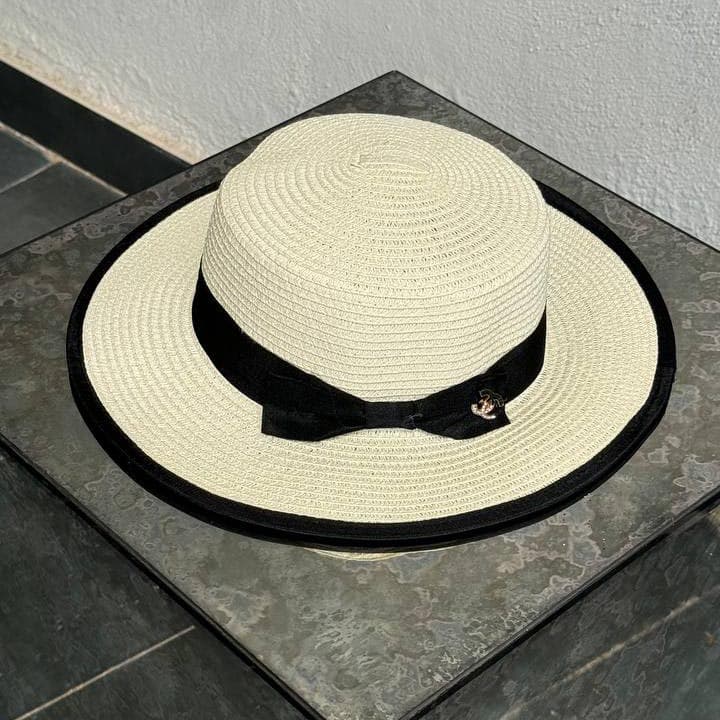 کلاه حصیری طرح شنل کد H166