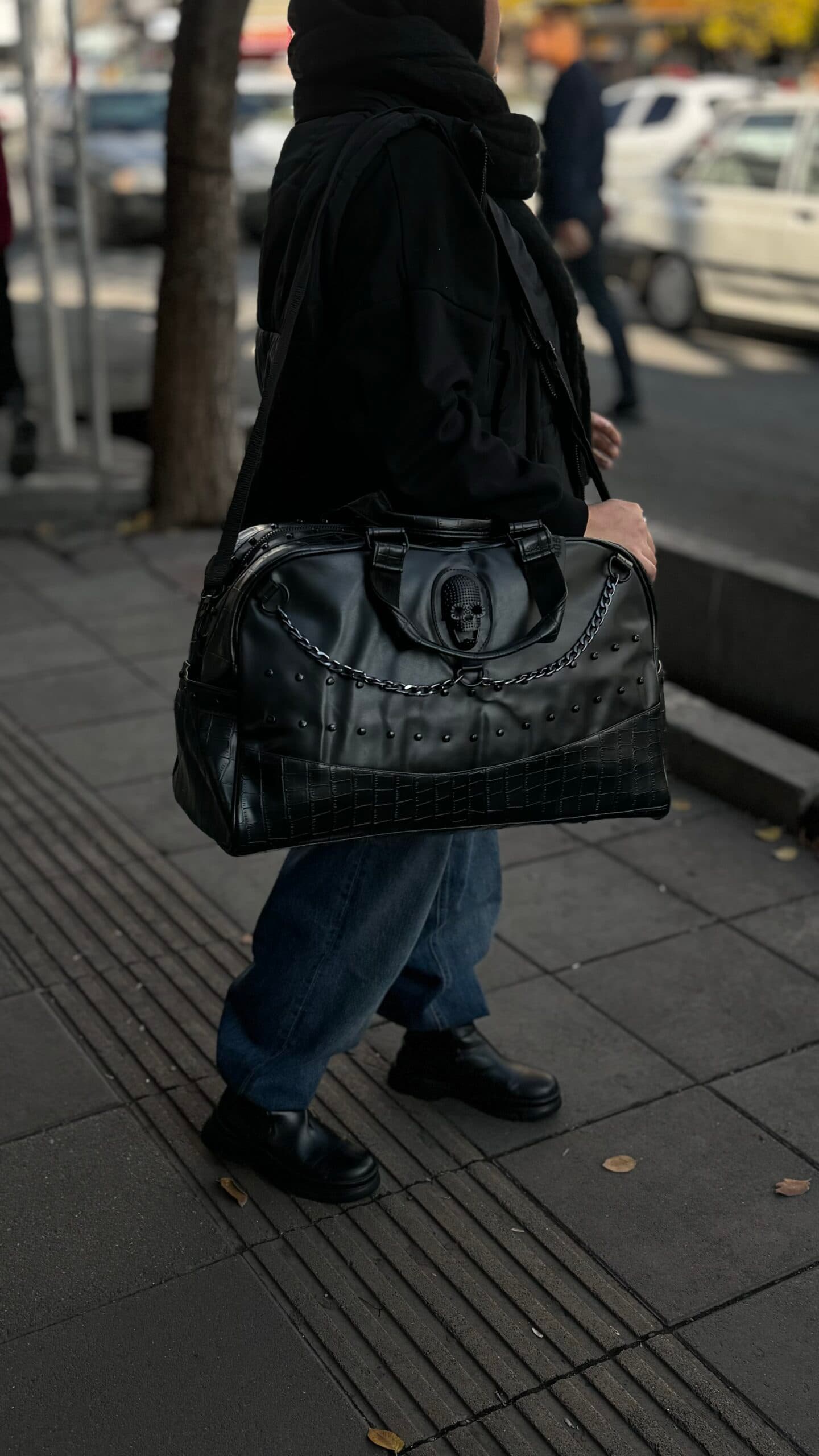 ساک دستی طرح اسکلت کد 4354