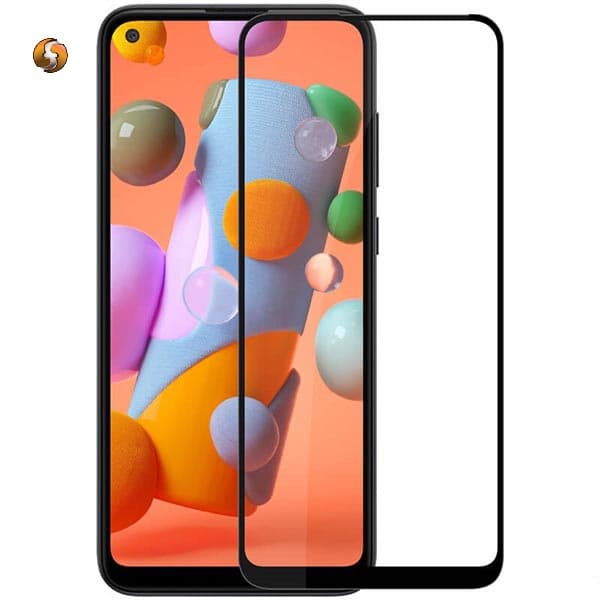 گلس فول گوشی سامسونگ مدل A11 و A11 محافظ صفحه نمایش شیشه ای