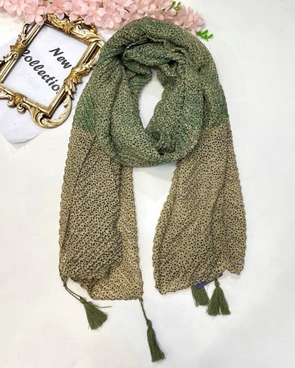 شال پلیسه خالخالی