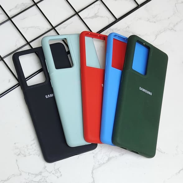 قاب سیلیکونی اورجینال زیربسته Samsung S21 Ultra