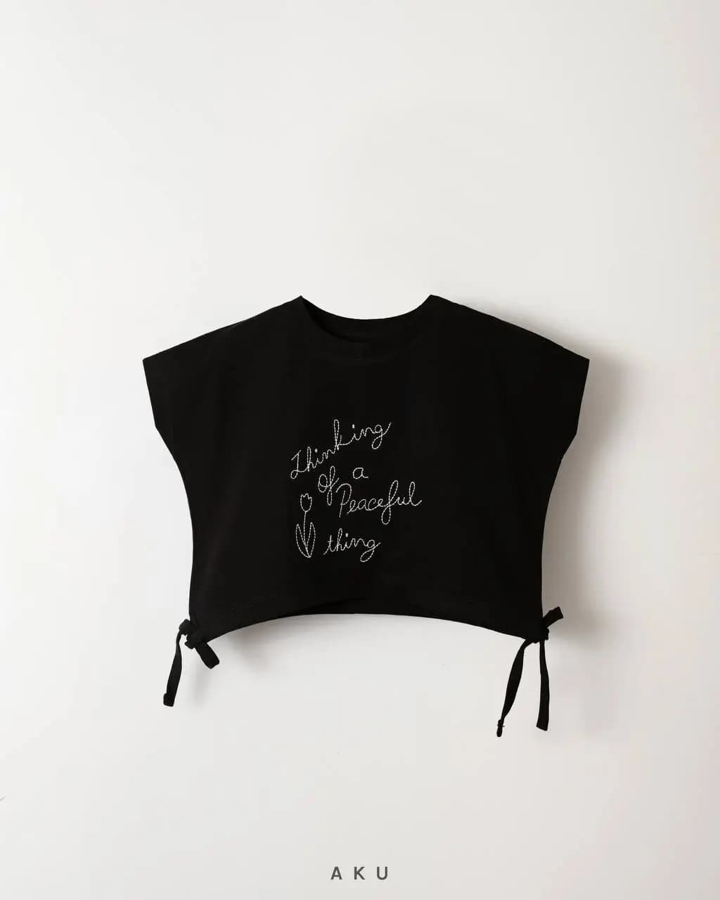 کراپ گره دار مشکی(AKU)