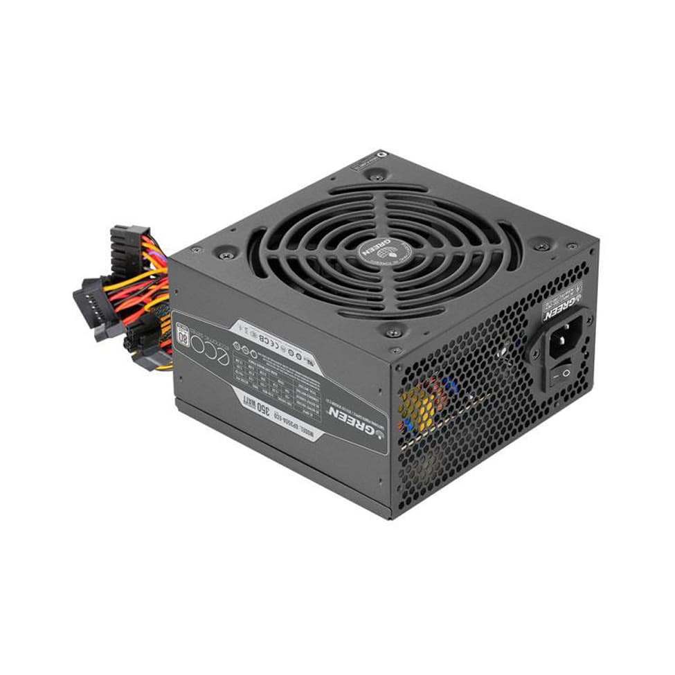 منبع تغذیه کامپیوتر گرین مدل 350 وات GP350A-ECO Rev3.1