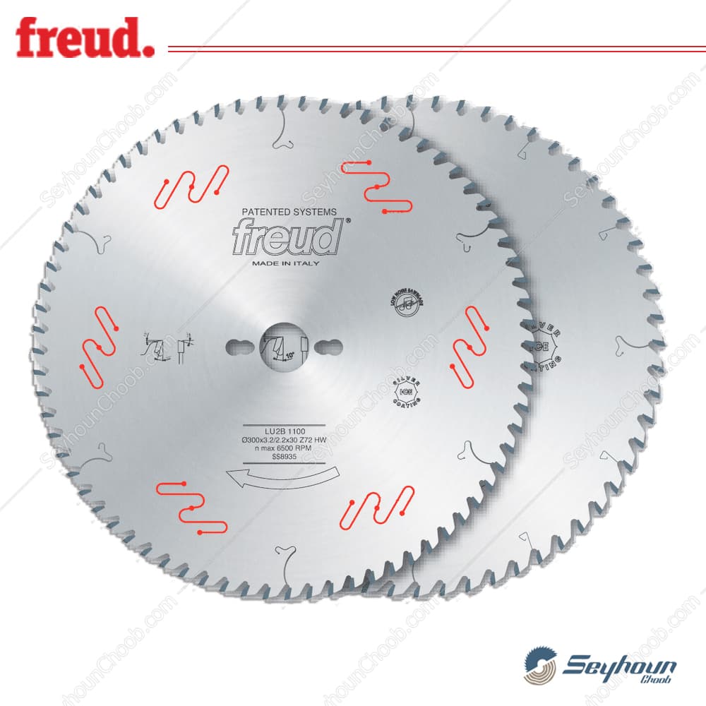 تیغ اره الماسه چوب بر قطر 30 سانتی متر 72 دندانه فرود مدل LU2B 1100