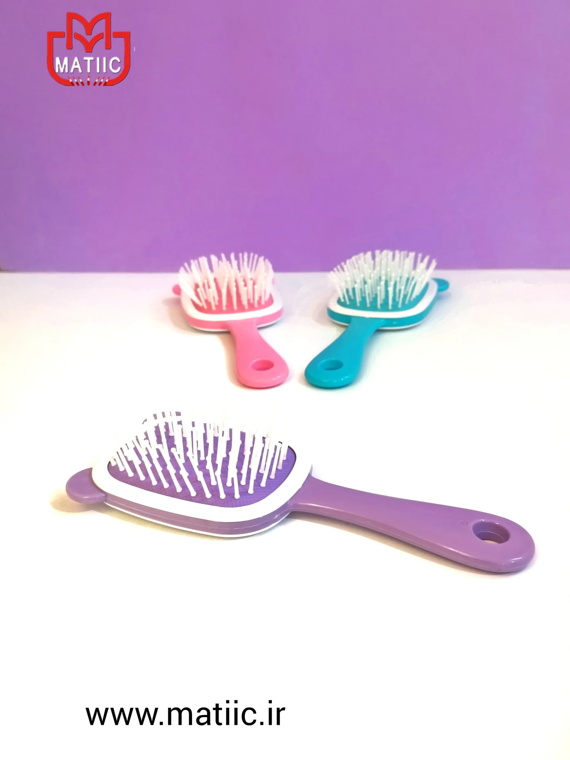 شانه کودک طرح خرس فانتزی و رنگی