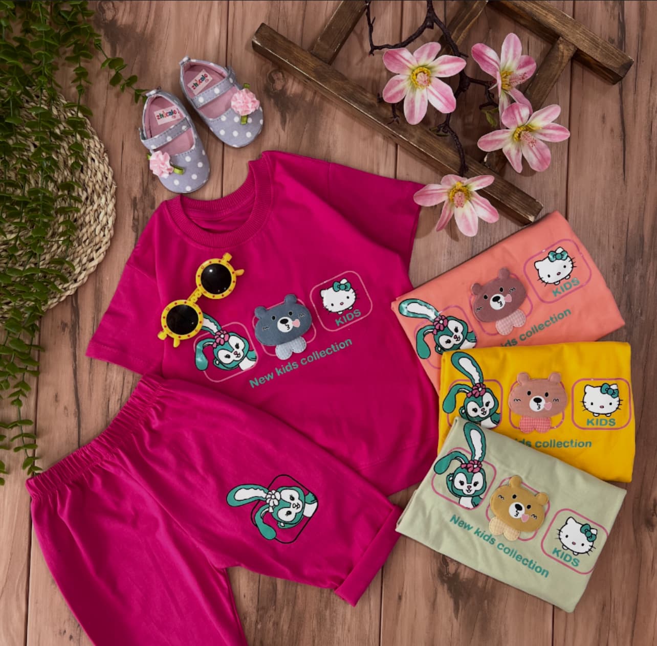 تیشرت شلوارک کیتی و خرس