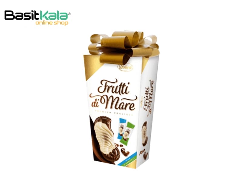 شکلات پرالین مغزدار فندق و شیر فروتی دی ماره 190 گرم وبرو