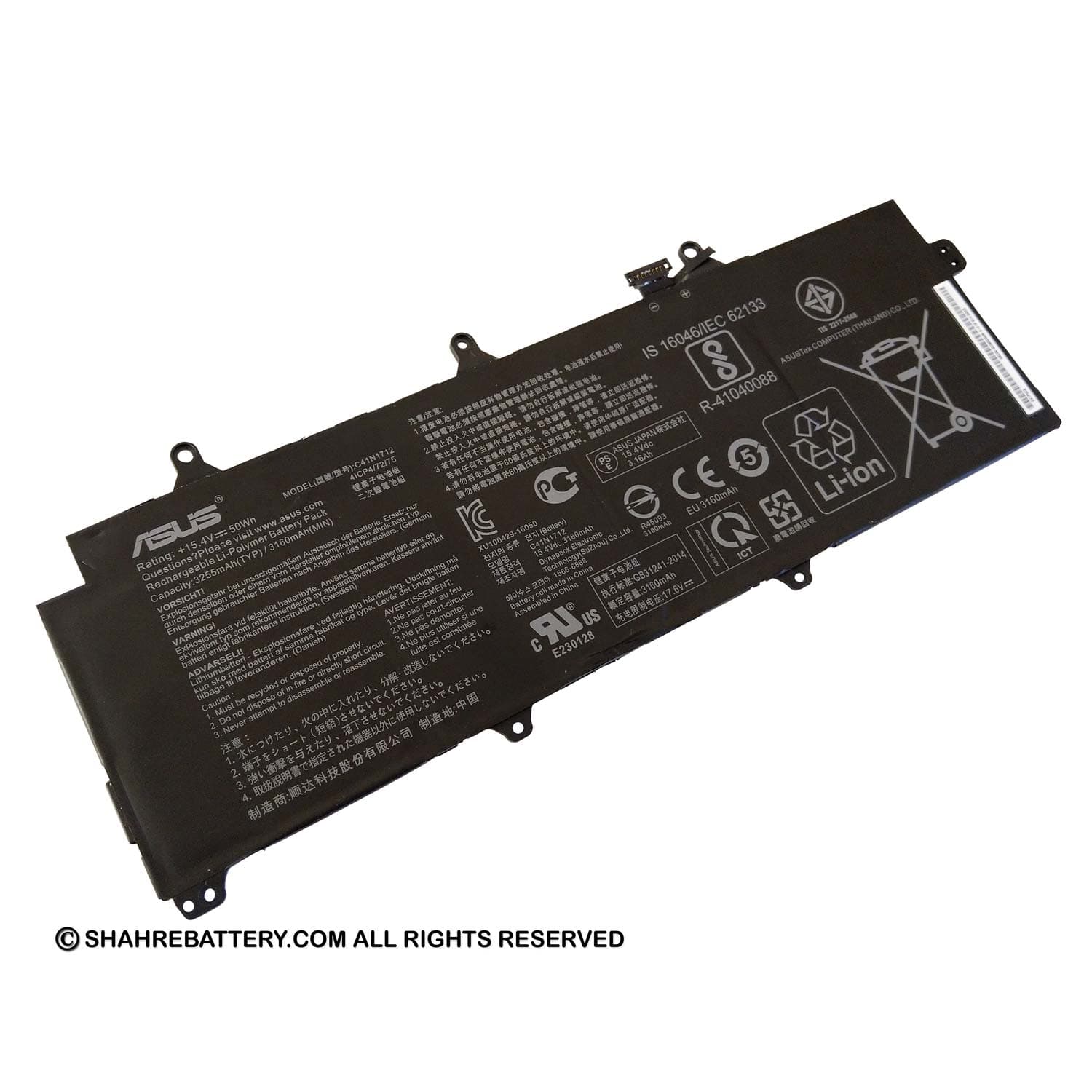 باتری اورجینال لپ تاپ ایسوس Asus ROG Zephyrus GX501 C41N1712