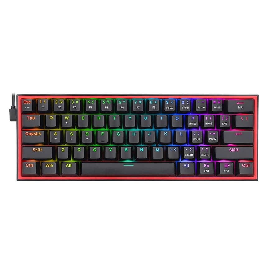 کیبورد مکانیکال گیمینگ ردراگون K617 FIZZ RGB Black