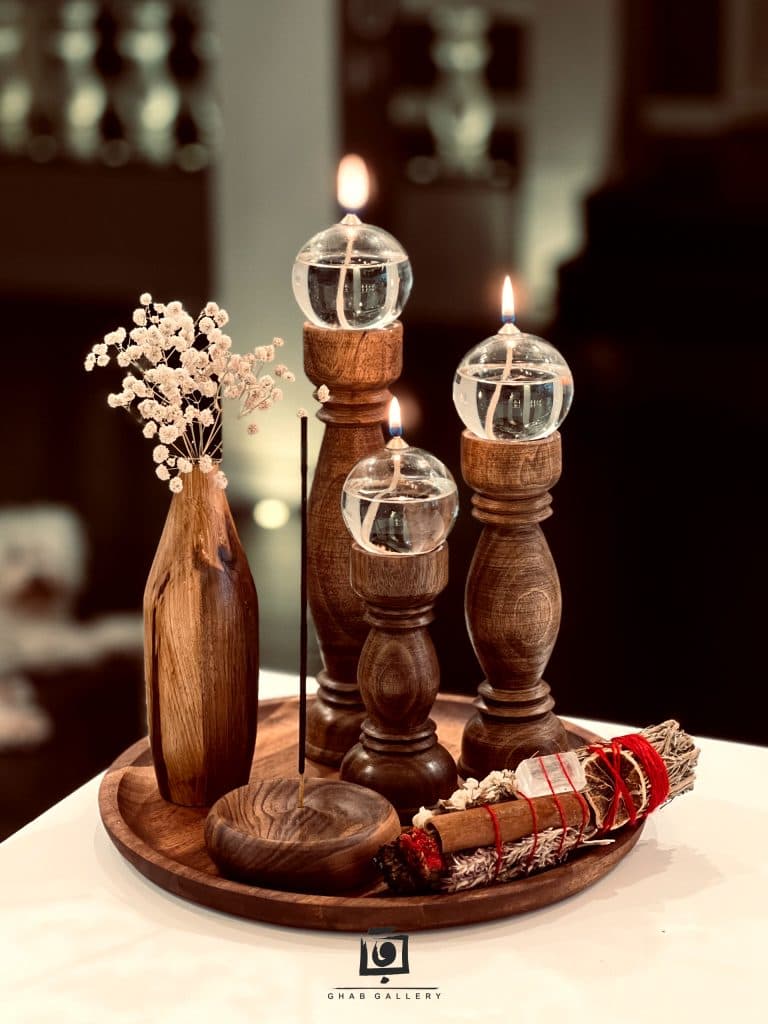 ست جلو مبلی چوبی ژینا