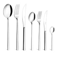 سرویس قاشق چنگال 84 پارچه ۱۲ نفره ژومبو 2900 نقره ای