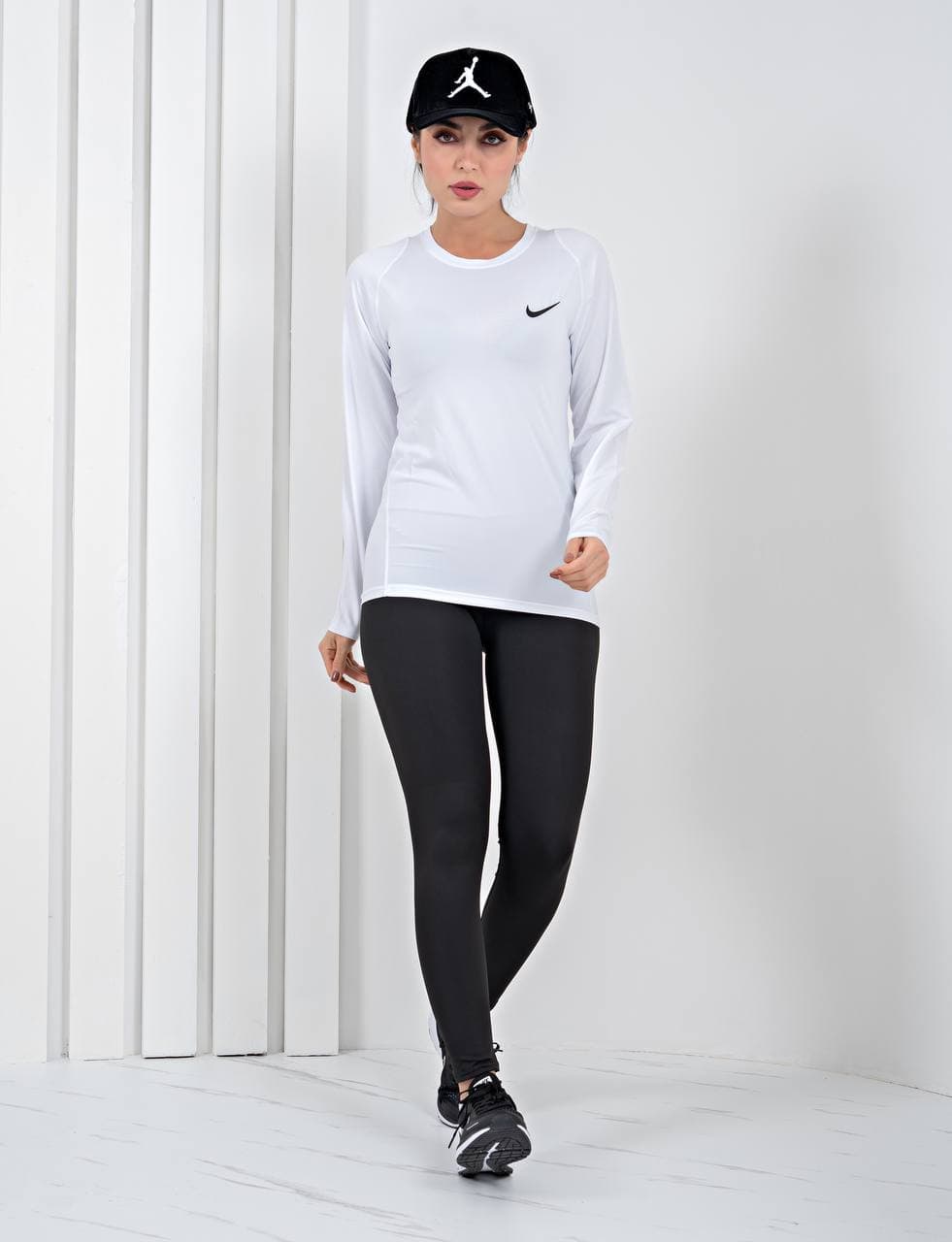 تیشرت ورزشی زنانه آستین بلند نایک فلامنت فول کش(ضد تعریق) کد ۴۰۸۴