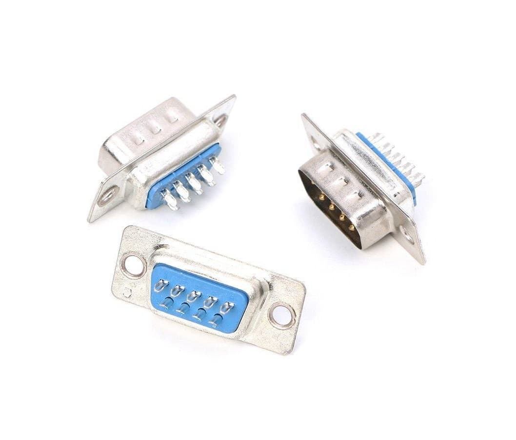 سوکت کامپیوتری 9 پین نری صاف DB9