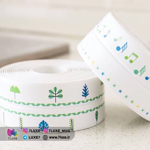 چسب pvc طرح دار عرض 4 سانت