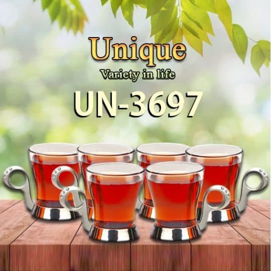 یونیک ست چایخوری نگین دار یونیک کد 3697
