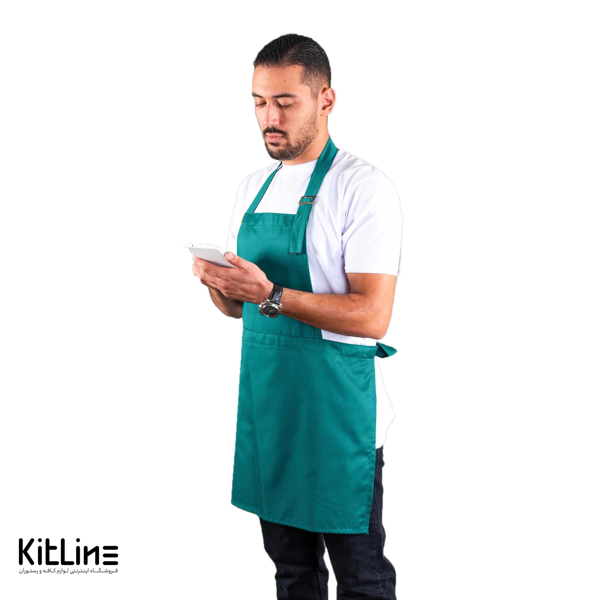 پیشبند ترگال سبز یشمی پوشاکو