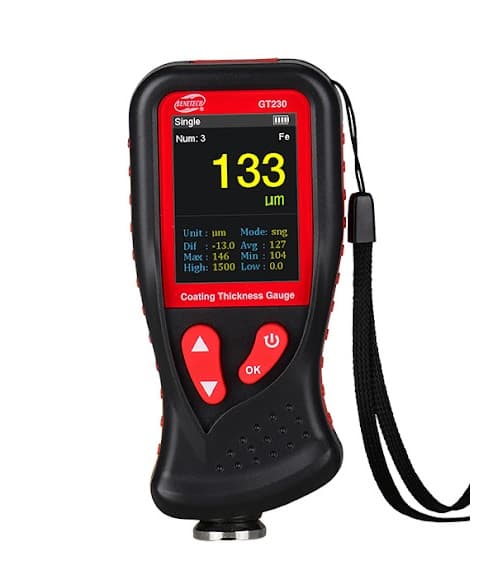 ضخامت سنج رنگ و پوشش بدنه خودرو بنتک مدل GT230
