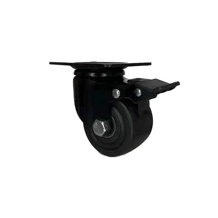 چرخ گردان ترمزدار مشکی سایز 50