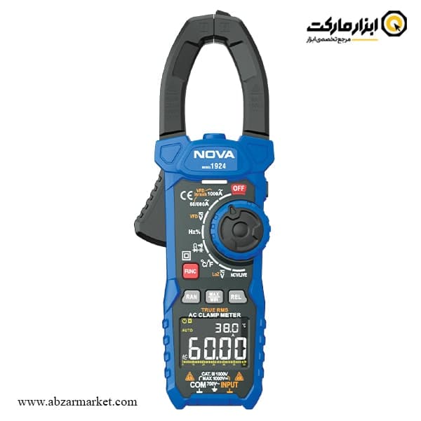 مولتی متر کلمپی دیجیتال نووا مدل 1924