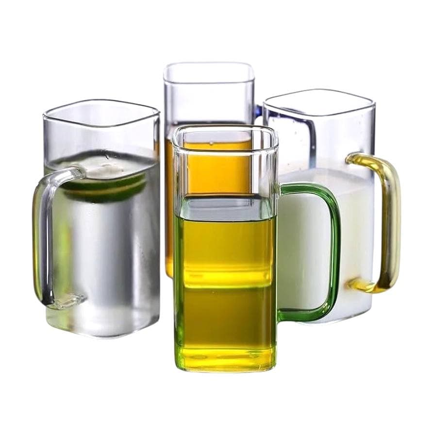 ماگ پیرکس مربعی پک ۴ عددی