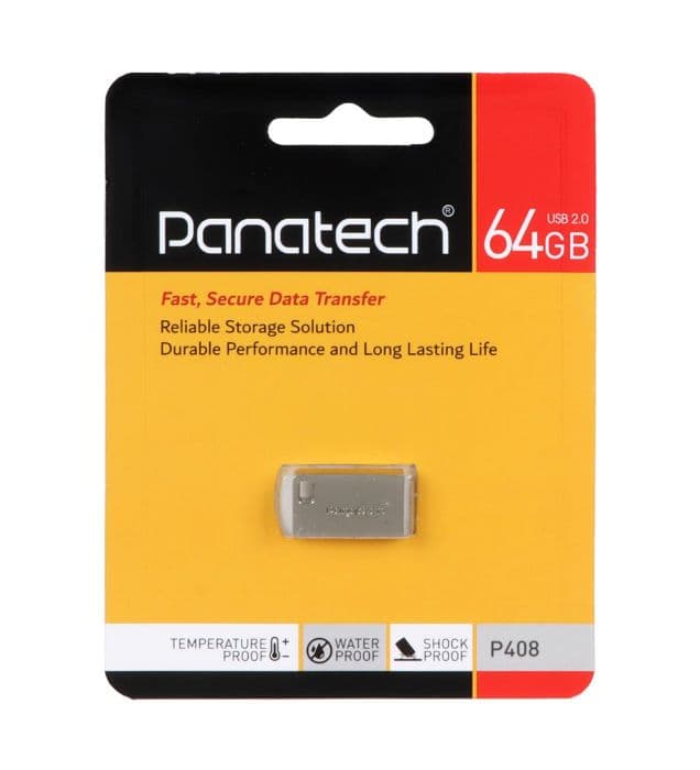فلش مموری پاناتک مدل P408 USB2.0 ظرفیت 64 گیگابایت