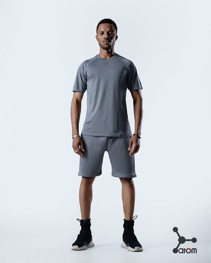 ست تیشرت و شلوارک مردانه کد SEM0300 – مدل لندن اتم