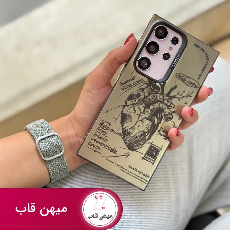 قاب گوشی قلب - کد (۴۴۳۰۲)