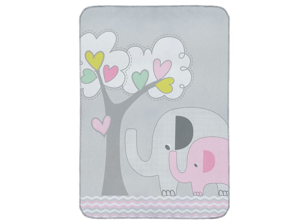 پتو دورپیچ نخی FAMILY LOVE-GIRL رزبرن ROSEBORN