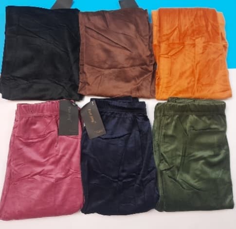شلوارمخمل ساده وارداتی سایز ۳۸ تا ۴۶