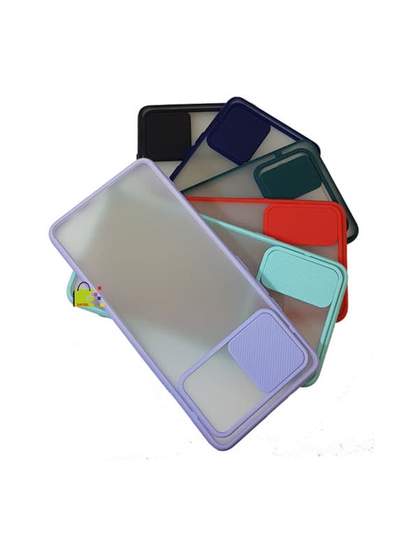 قاب پشت مات با محافظ لنز کشویی گوشی شیائومی Redmi Note 10 Pro