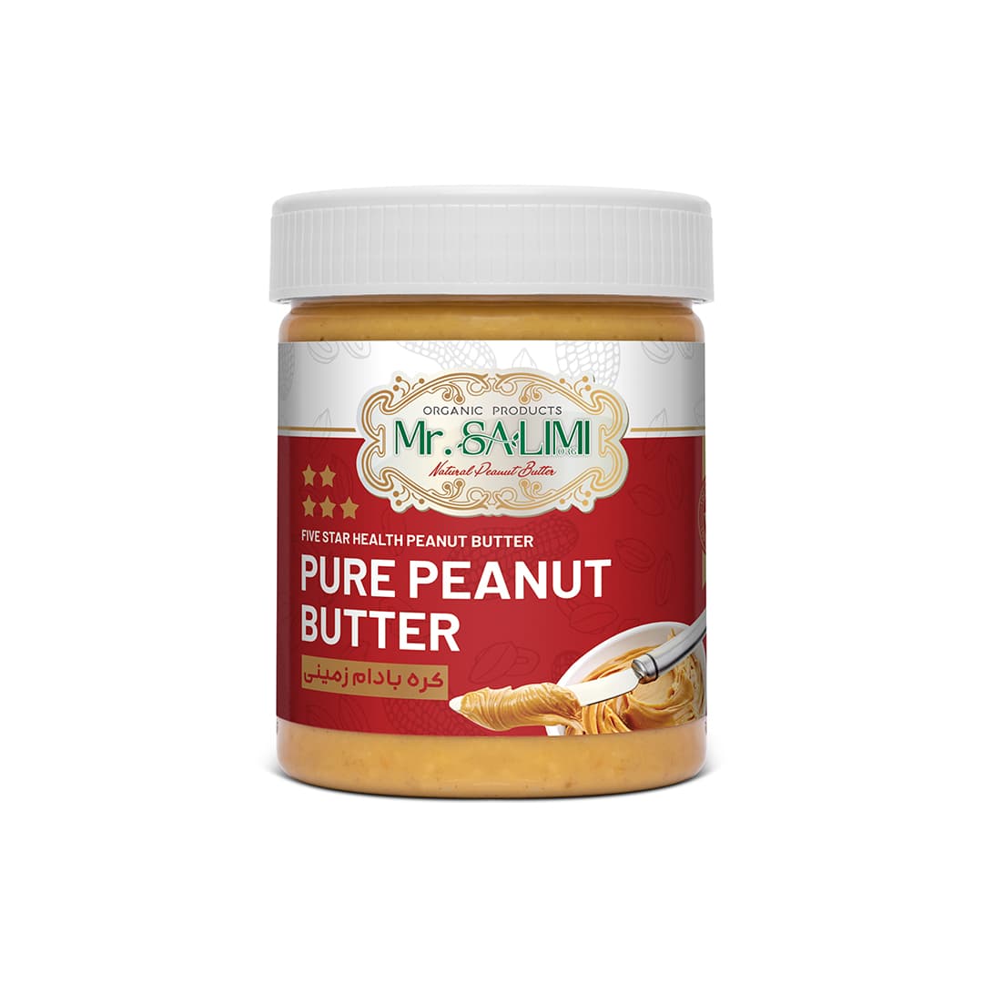 کره بادام زمینی کرانچی 375 گرمی