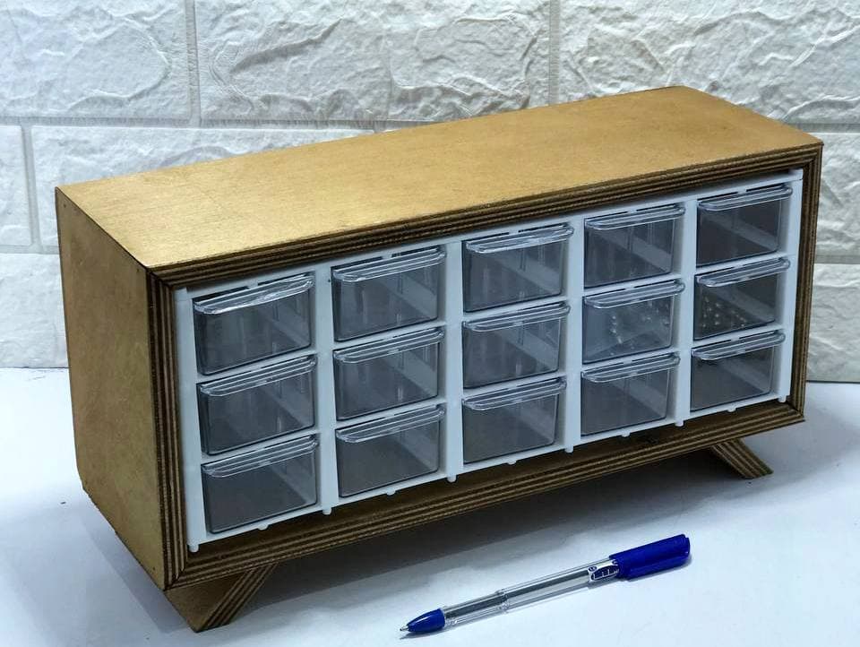 فایل جاادویه 15 کشو . جا ادویه کشویی . فایل 15 کشو