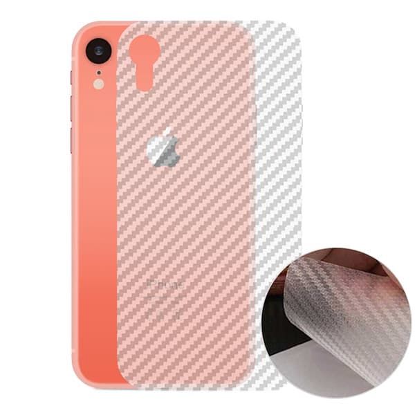 لیبل پشت مات کربنی آیفون iPhone XR