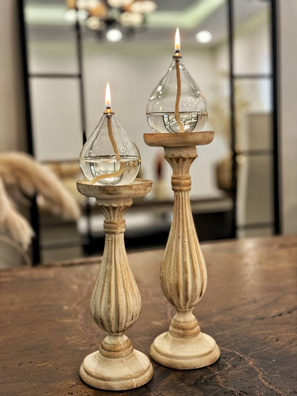 ست شمعدان پتینه بالی کد 205019