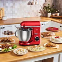 همزن کاسه دار کاراجا Mastermaid Chef Ultra قرمز درباری 2000 وات