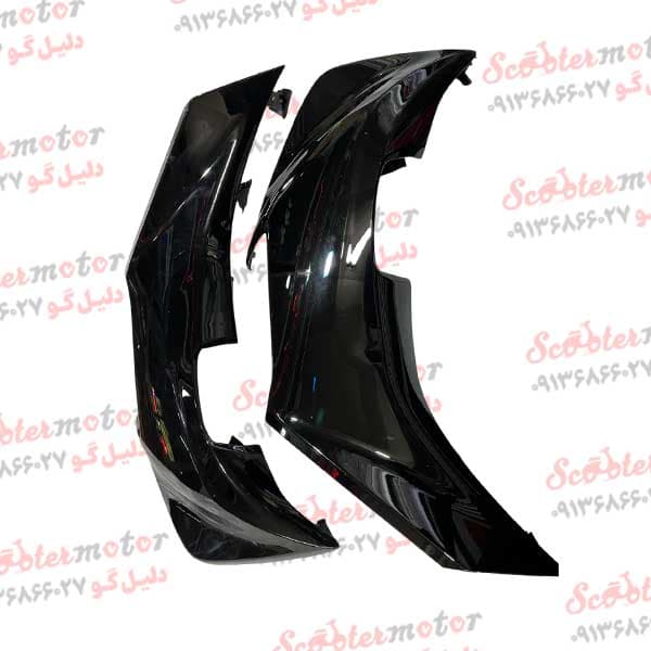 قاب (کاور فلاپ) بغل چراغ مشکی براق طرح آیروکس اتاق جدید(جفتی) نیو فیس